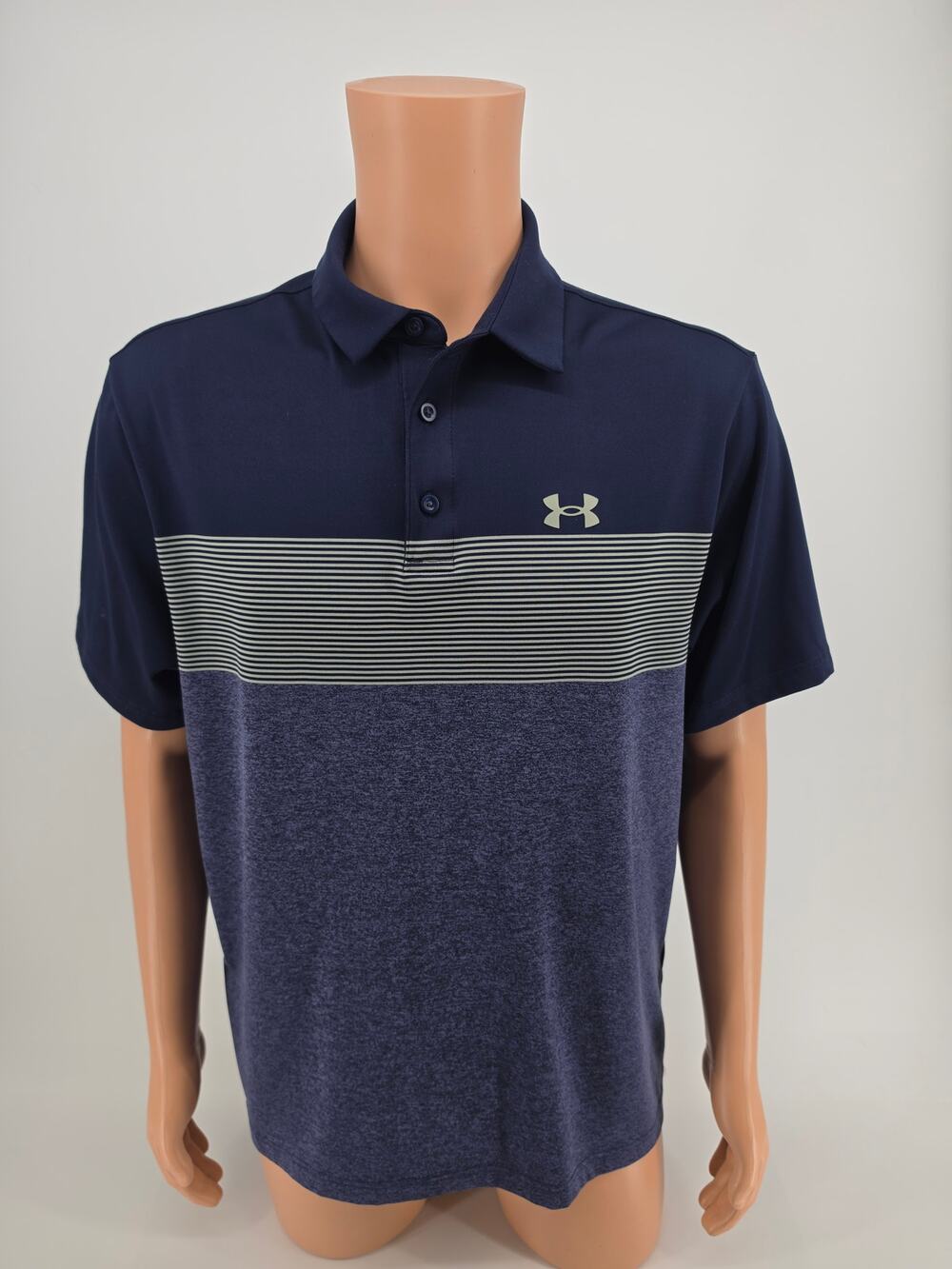 Men's Size Large Under Armour Playoff 2.0 Low Round Polo